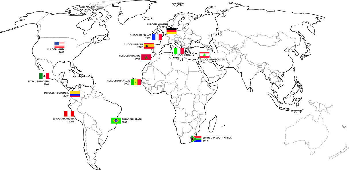 Eurogerm Worldwide Map